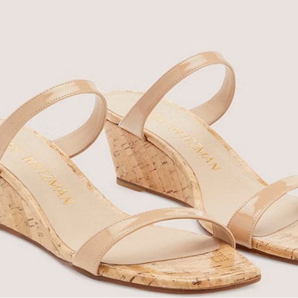 Stuart Weitzman Tan Wedges - Picture 3 of 8